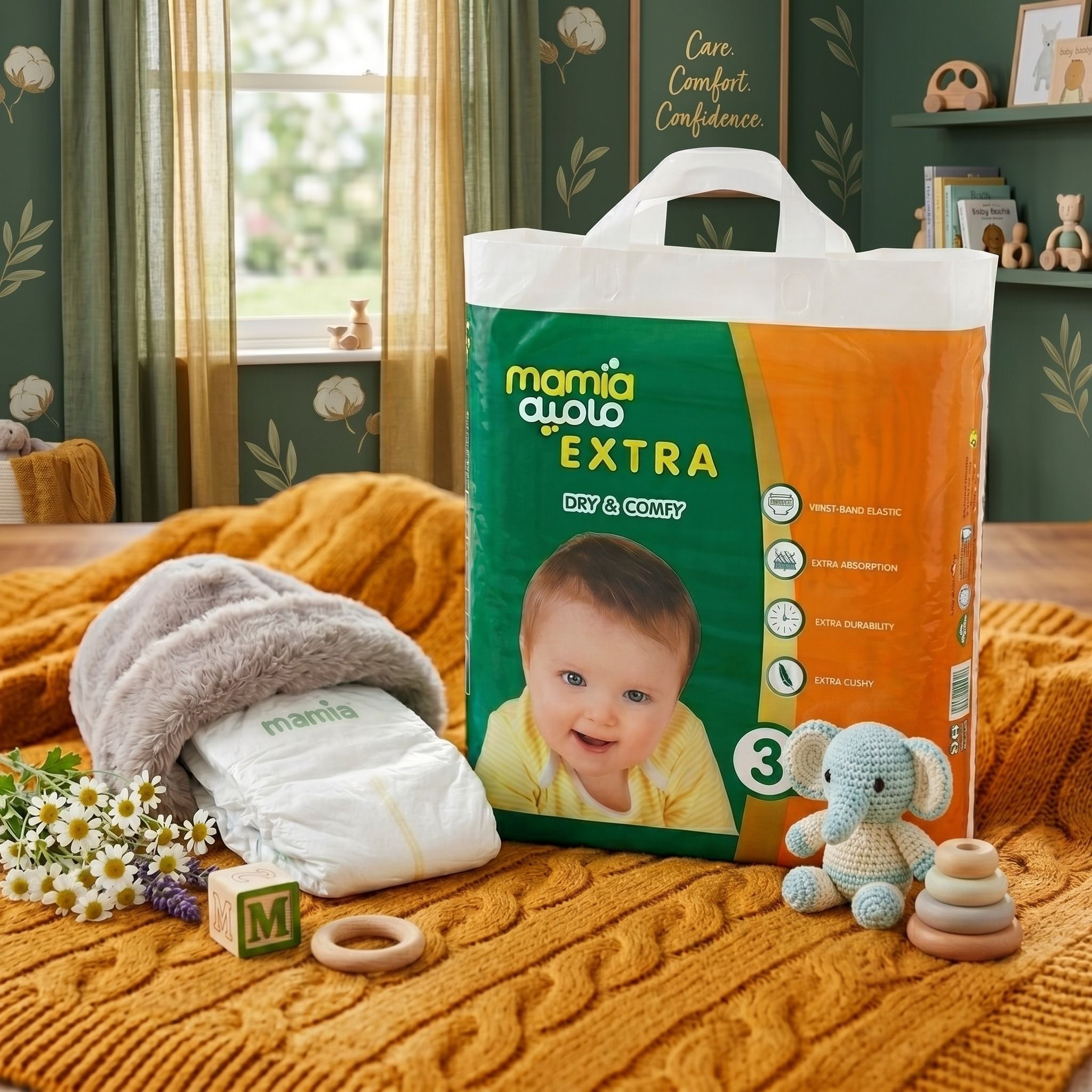 Mamia Extra Size 3–Midi 72pcs - Jumbo Pack