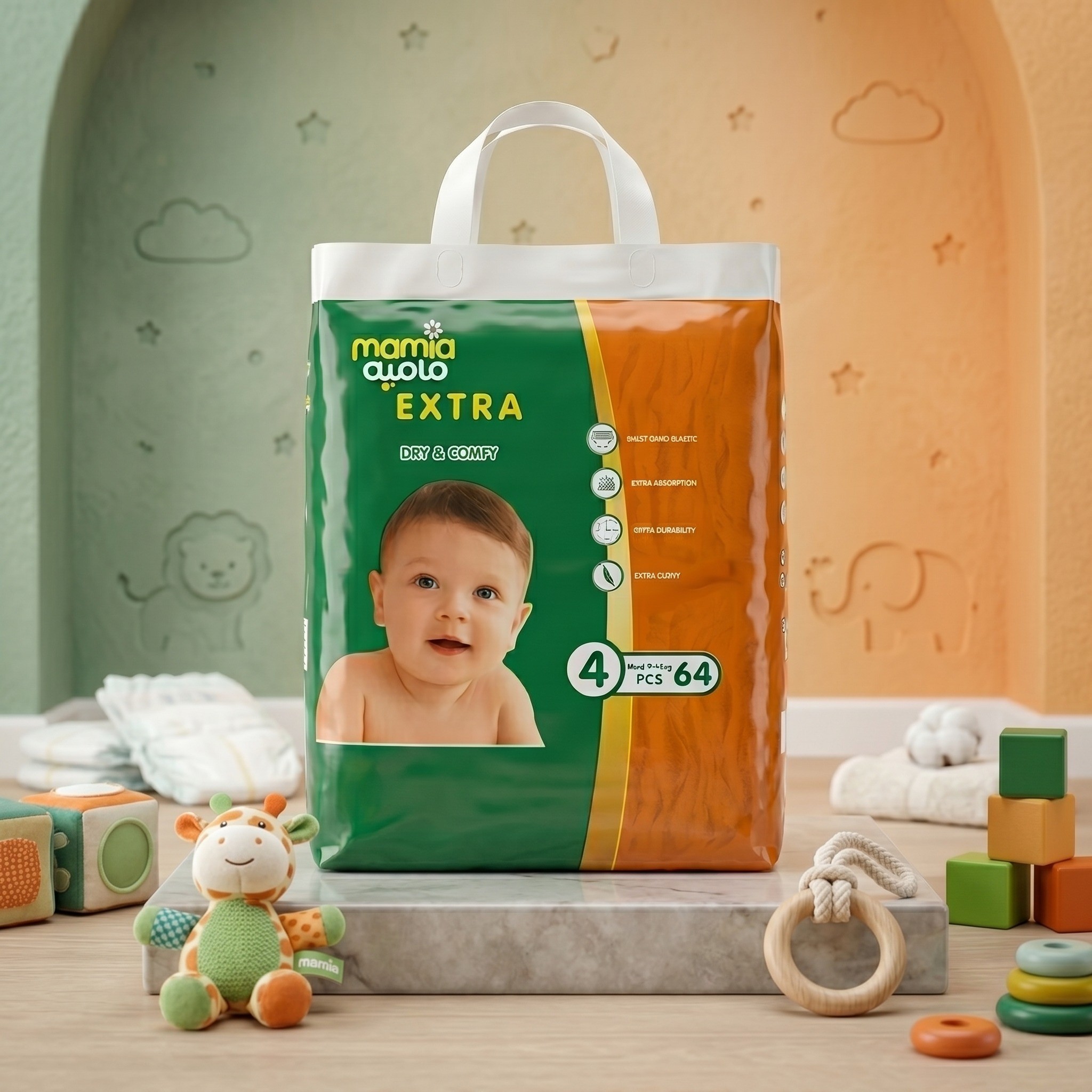 Mamia Extra Size 4–Lr 64pcs - Jumbo Pack